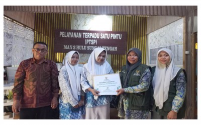 BAZNAS HST Bantu Pelunasan Komite Siswa MAN 3 HST